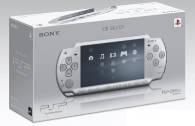 PSP 2000 Console Black box art for PSP